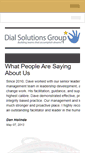 Mobile Screenshot of dialsolutionsgroup.com